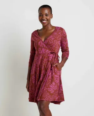 Freesia Long Sleeve Wrap Dress