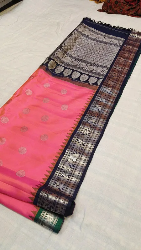 Gadwal Handloom Pure Silk Saree for Wedding