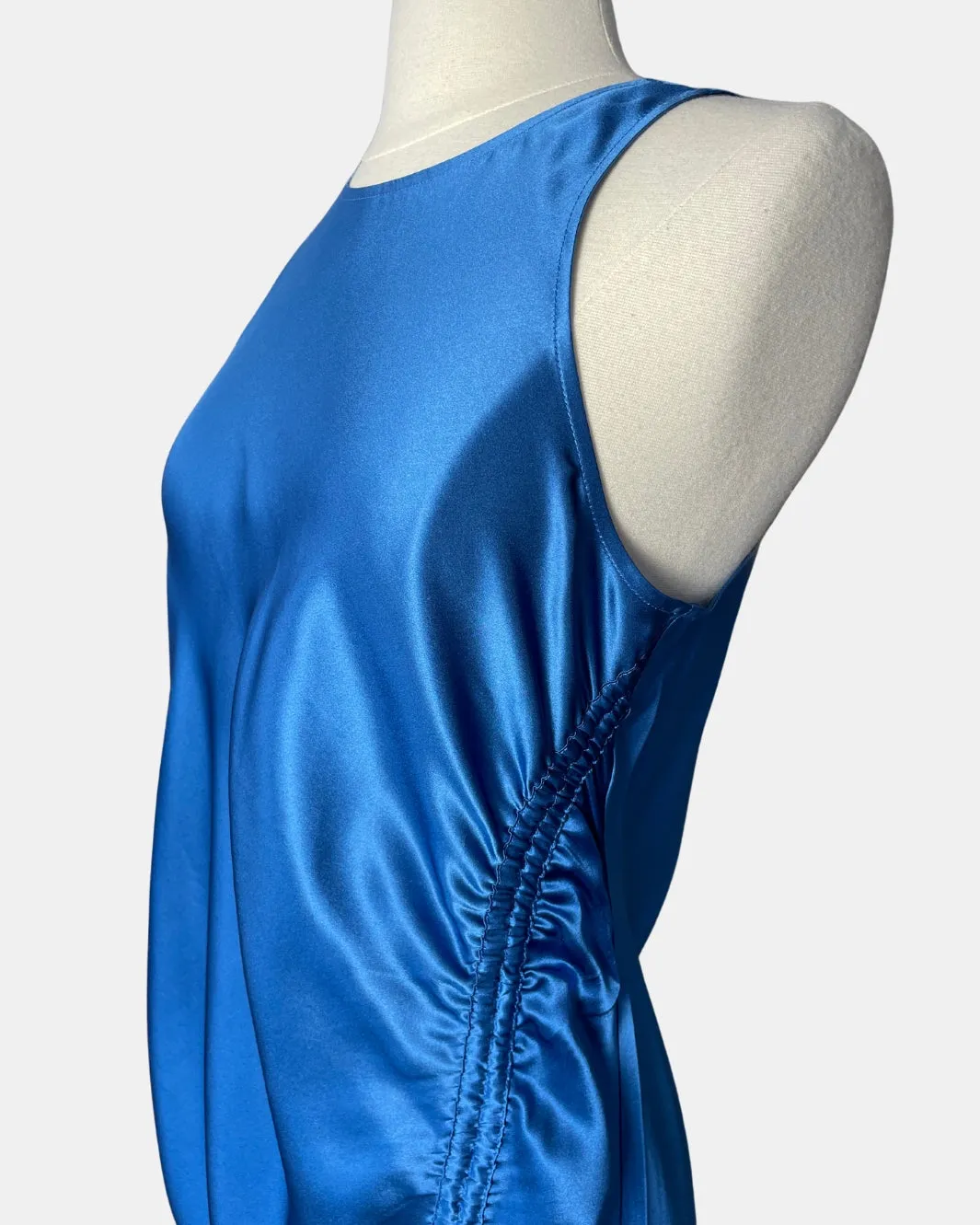 GO PULL ME IN DRESS IN CORNFLOWER