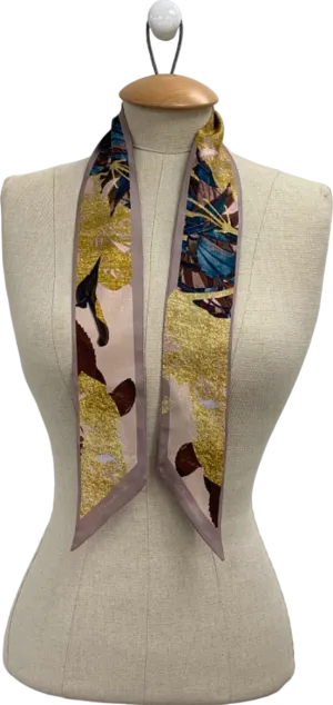 Grace de Monaco Floral Silk Scarf One Size