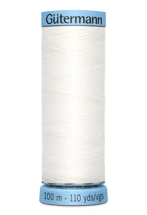 Gütermann Silk Thread - Colour 800 White