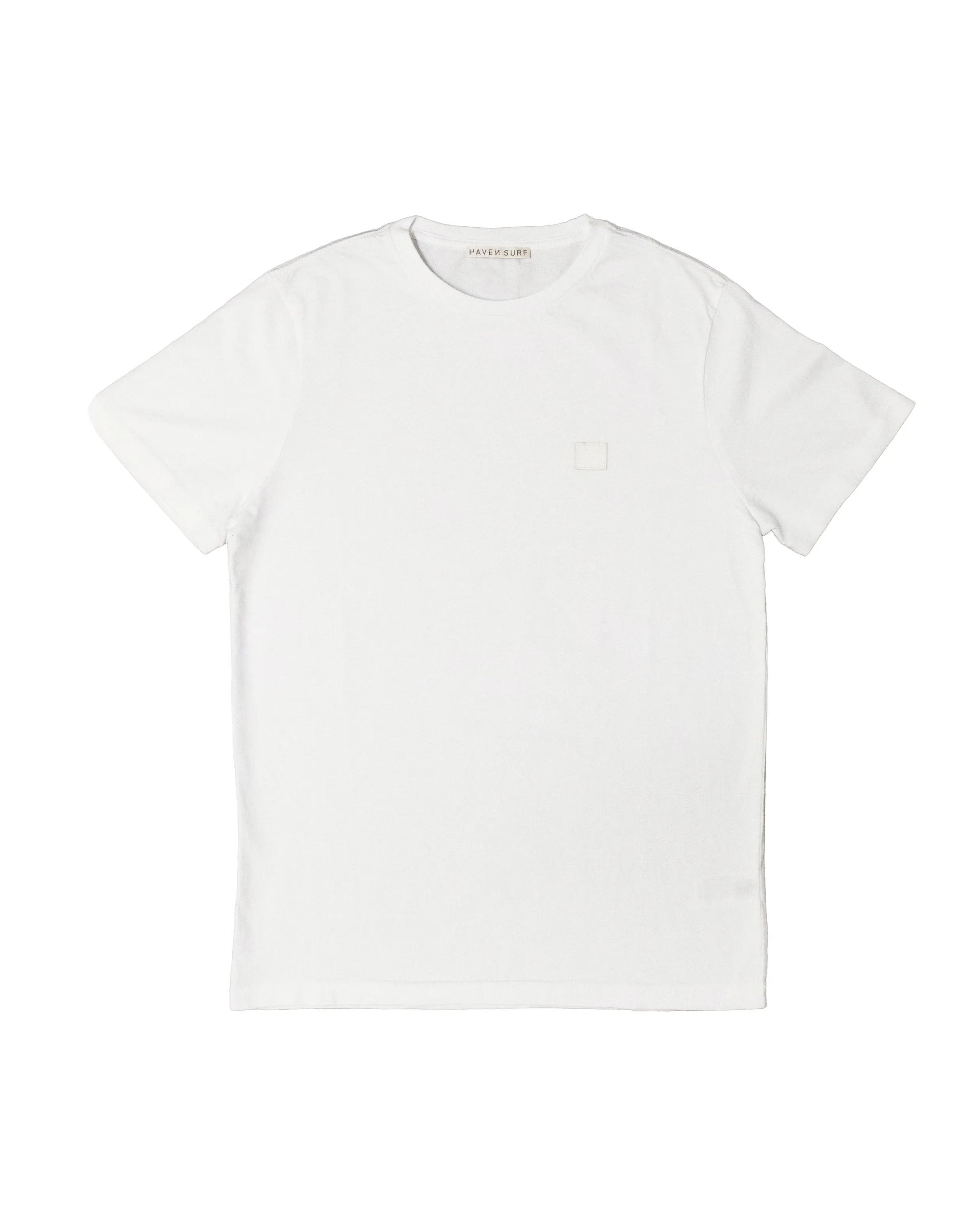 Haven Surf - Base Tee w/ H - logo patch  - White