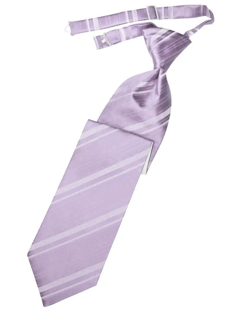 Heather Striped Satin Necktie