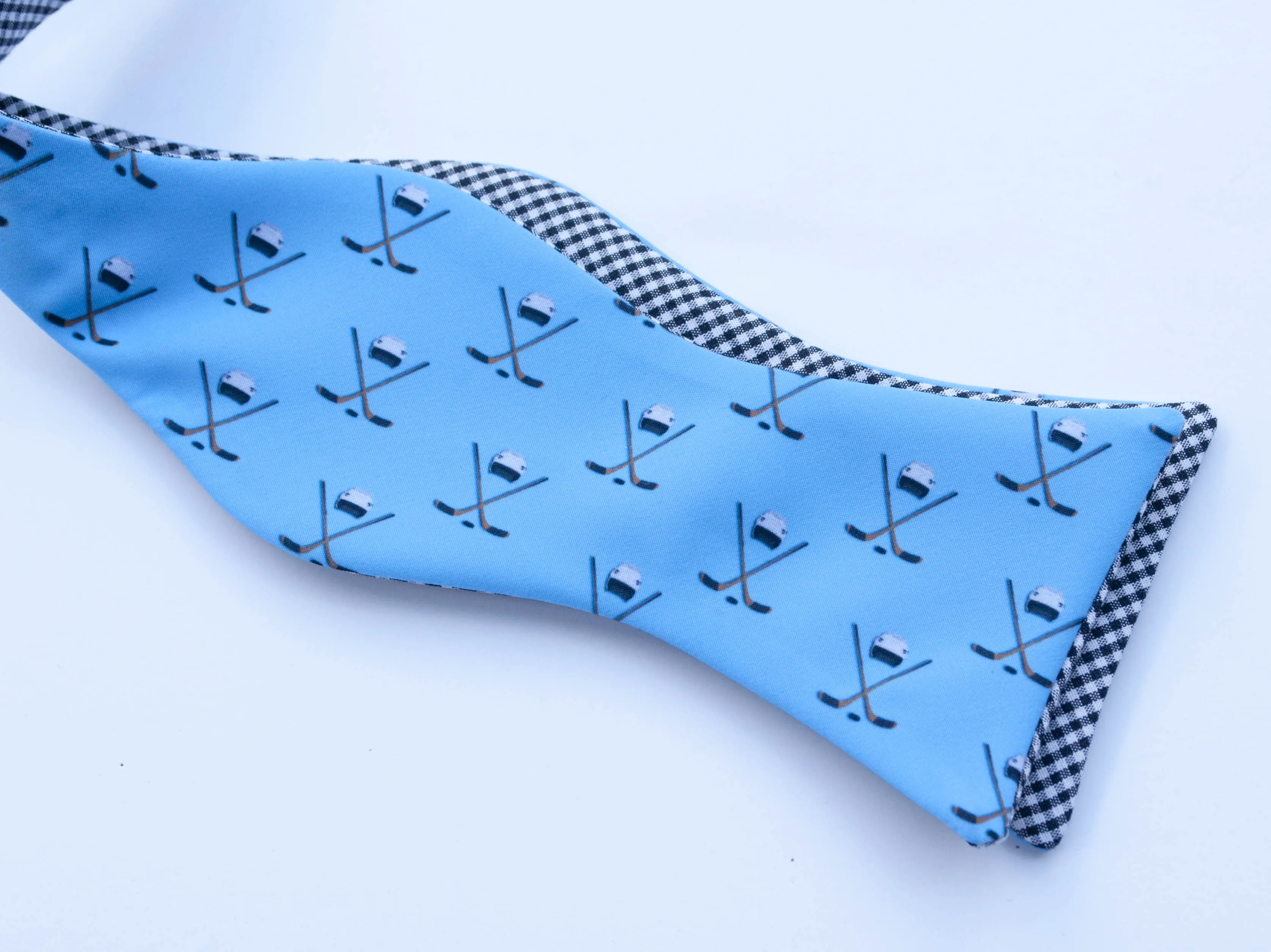 Ice Hockey Bow Tie - red