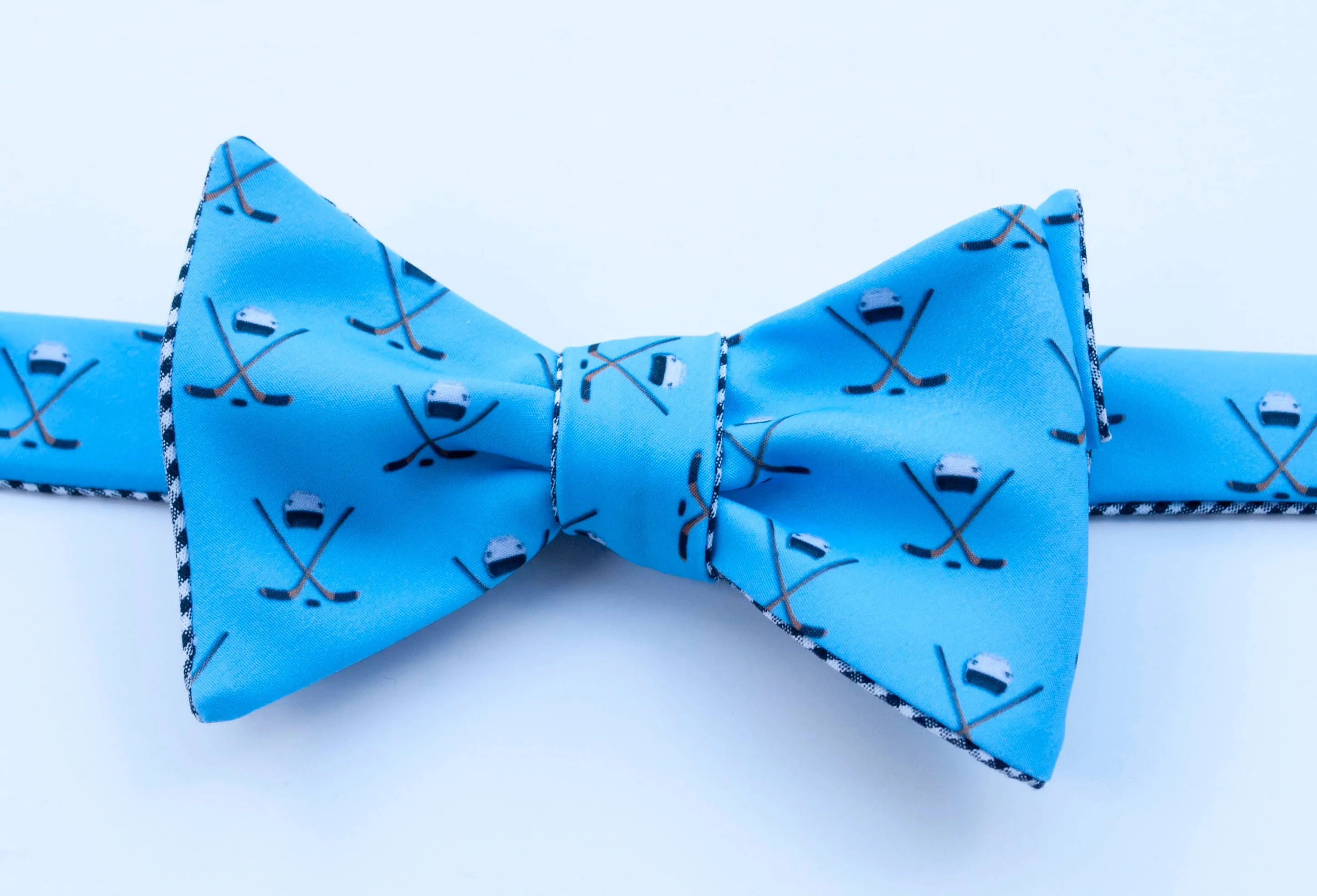 Ice Hockey Bow Tie - red