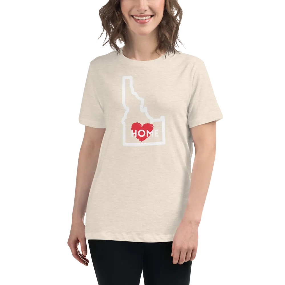 IDAHO IS HOME Women's Relaxed T-Shirt