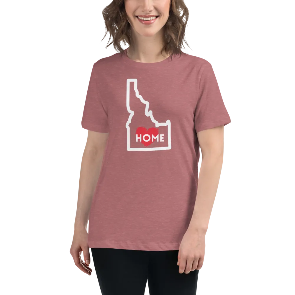 IDAHO IS HOME Women's Relaxed T-Shirt