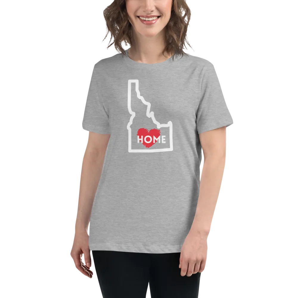 IDAHO IS HOME Women's Relaxed T-Shirt