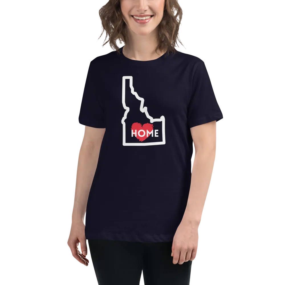 IDAHO IS HOME Women's Relaxed T-Shirt