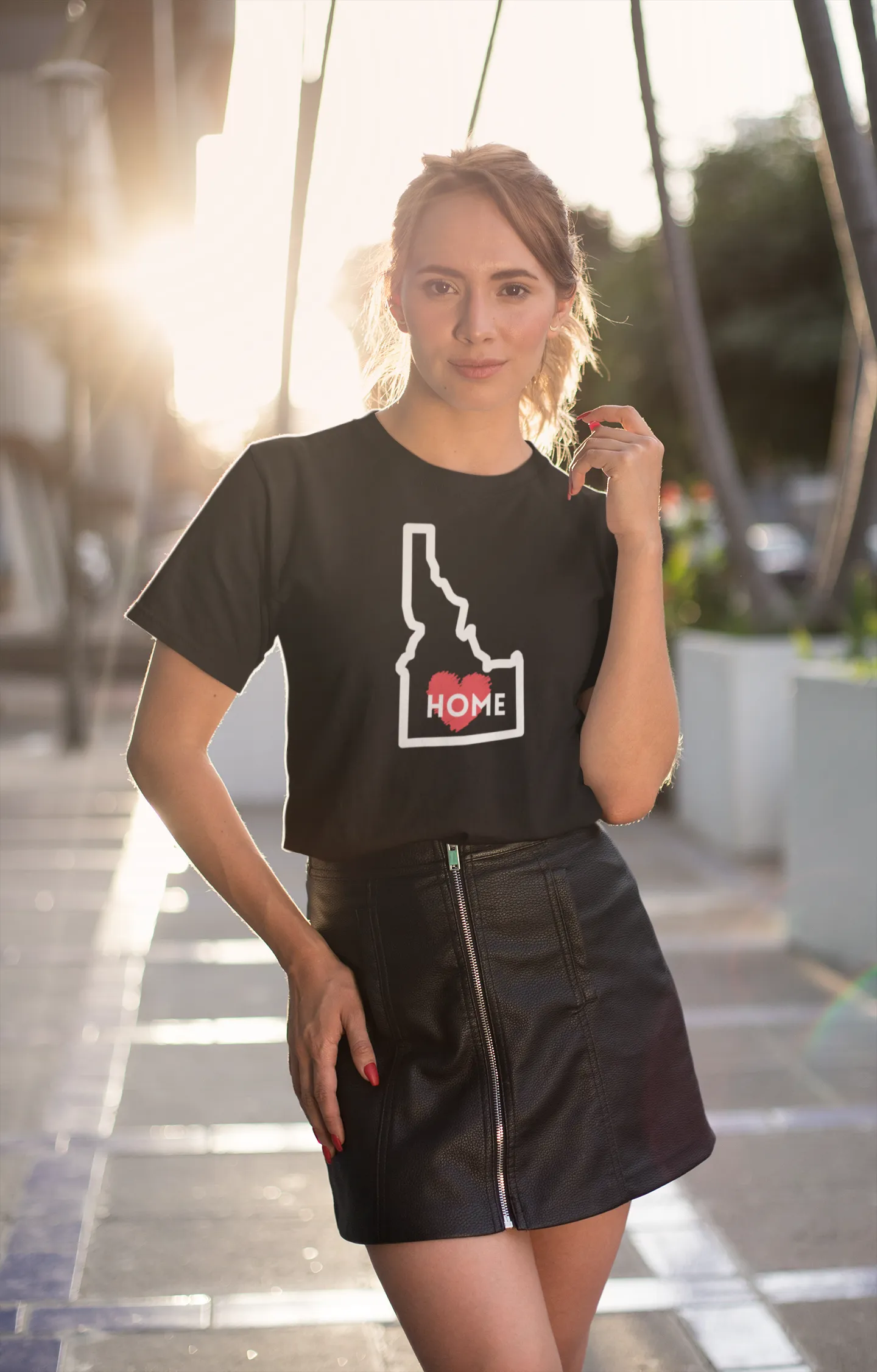 IDAHO IS HOME Women's Relaxed T-Shirt