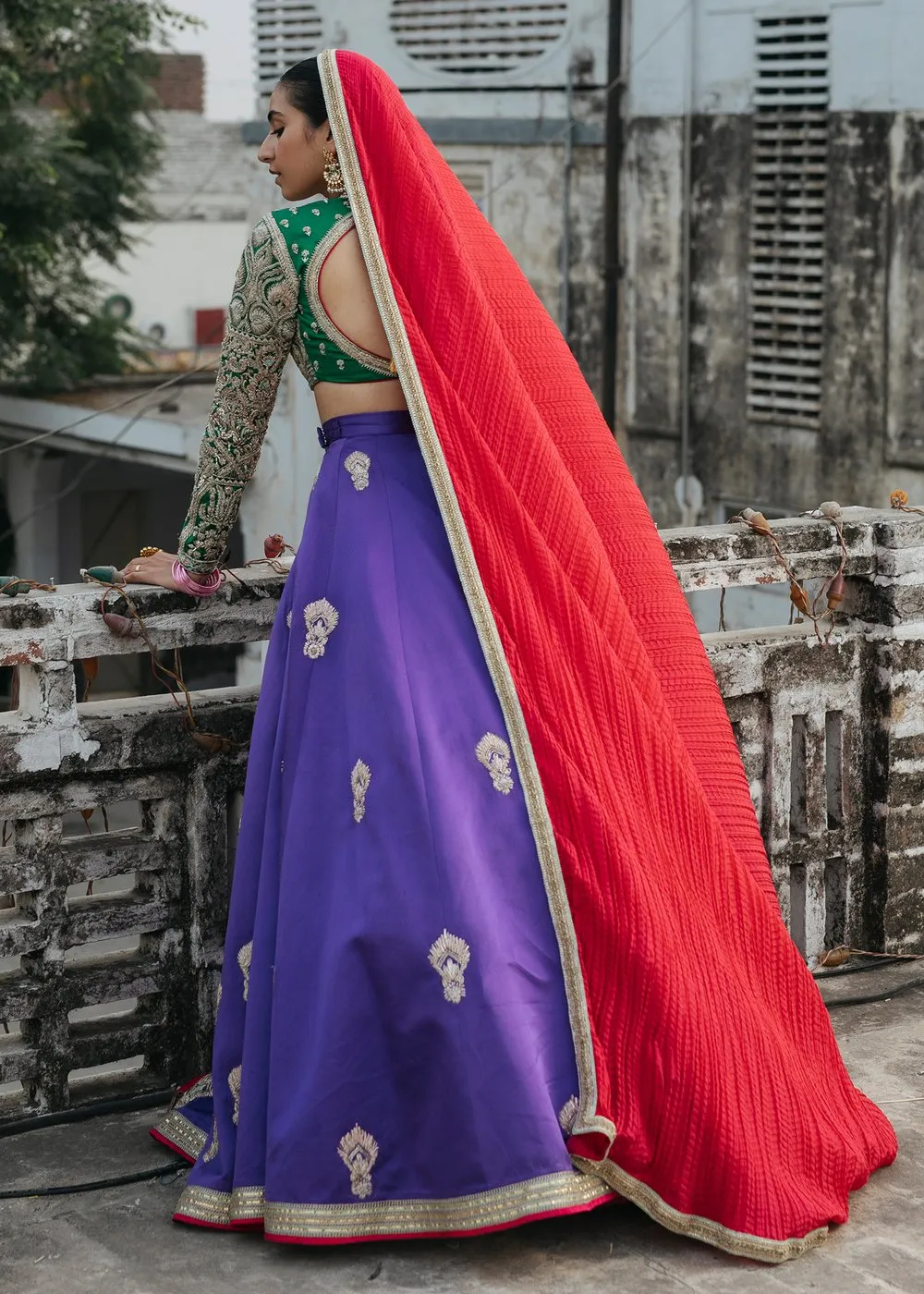 Indian Lehnga Choli for Bride in Elegant Style #J4307