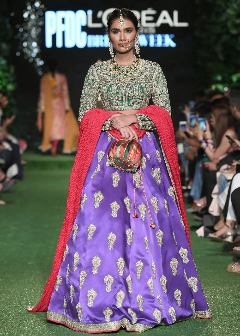 Indian Lehnga Choli for Bride in Elegant Style #J4307