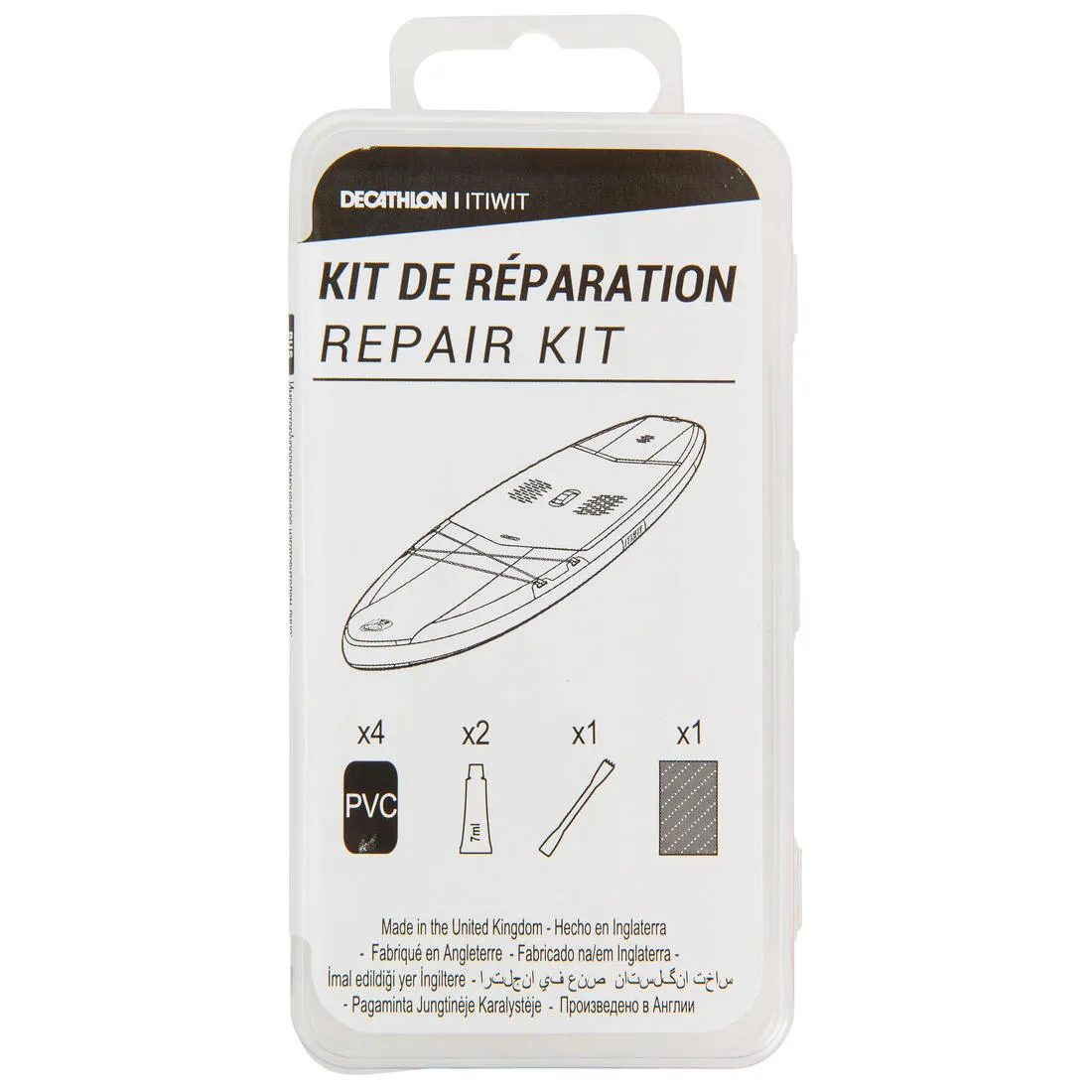 Inflatable SUP repair kit