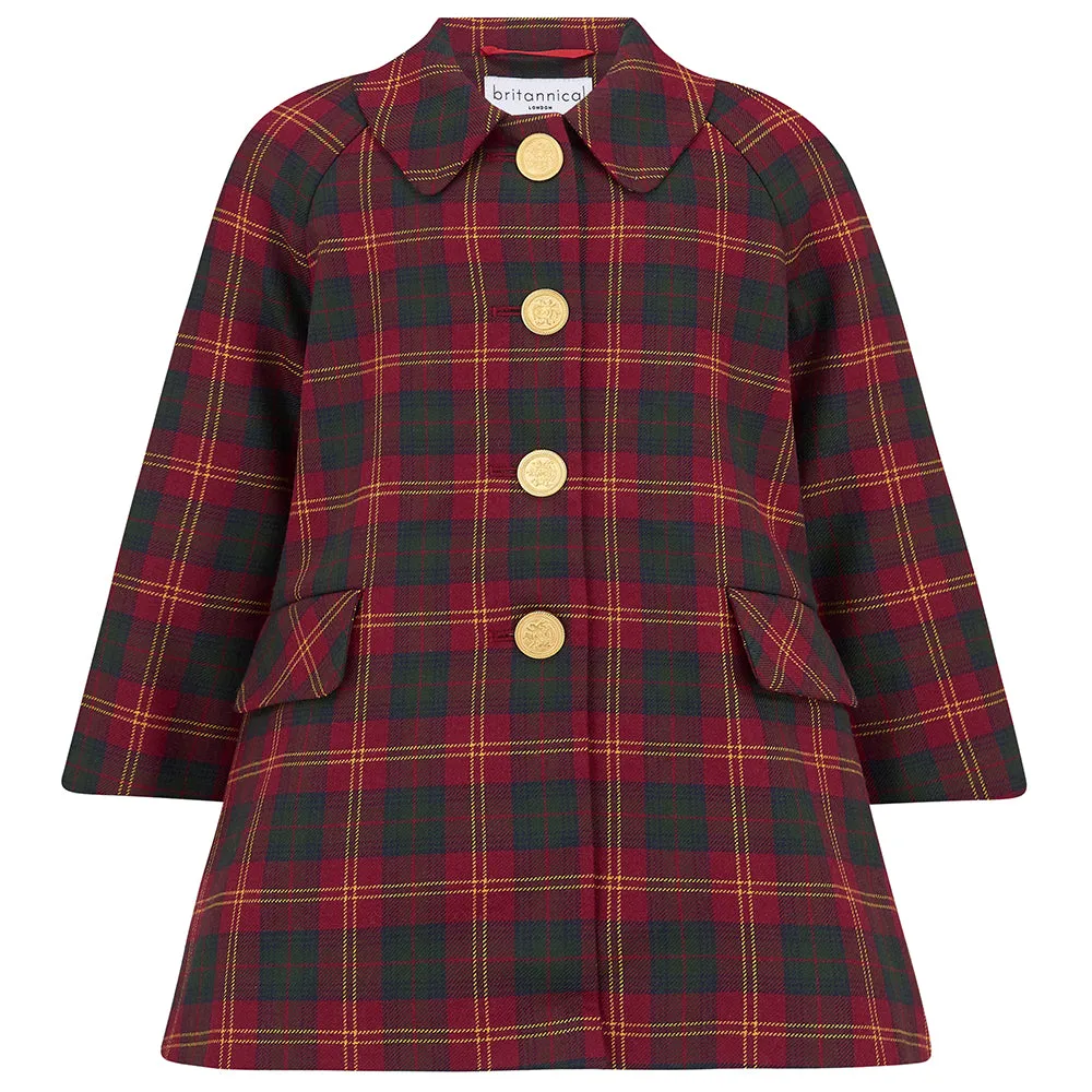 Islington Girls Coat - Classic Tartan