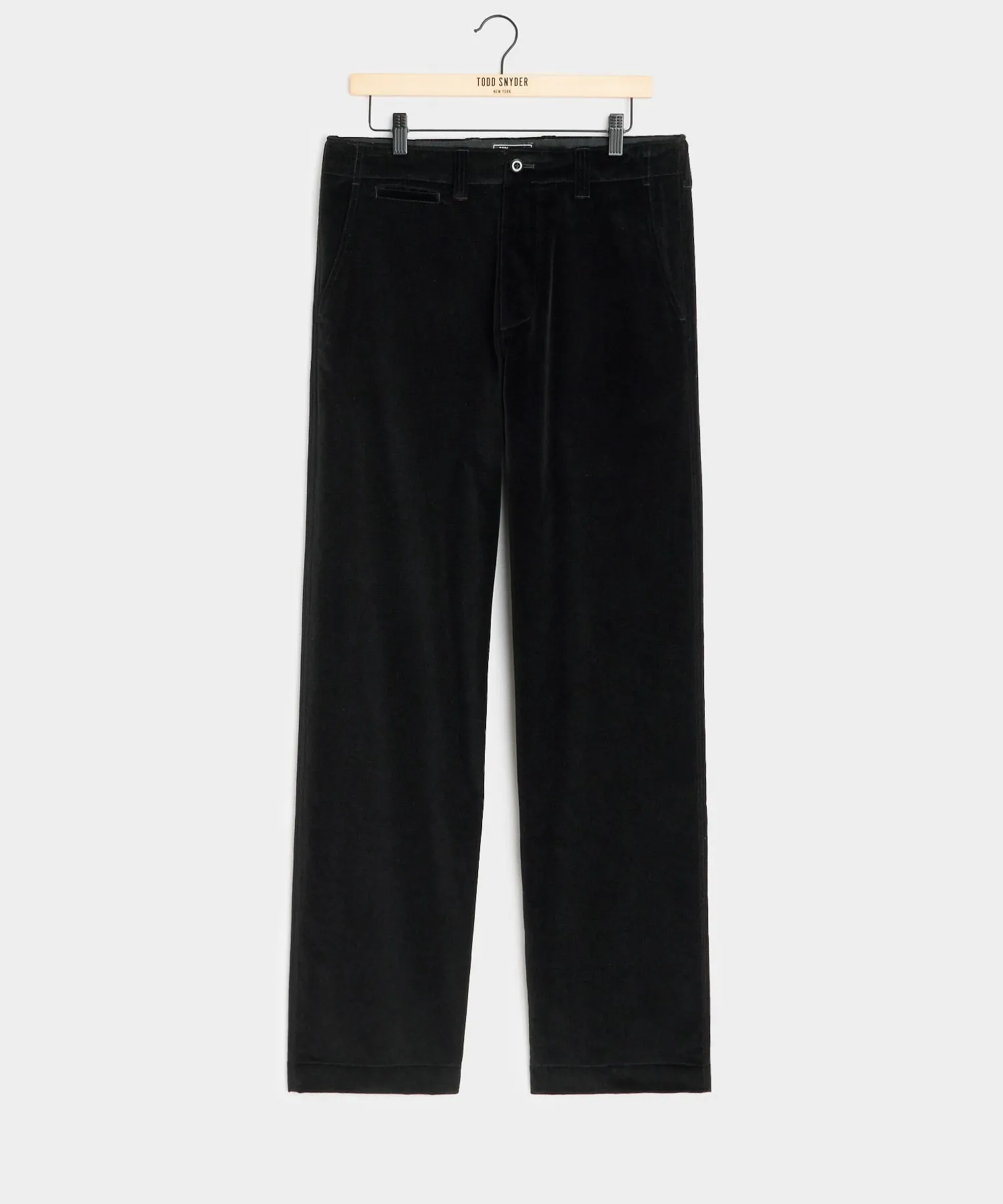 Italian Relaxed Velvet Trouser