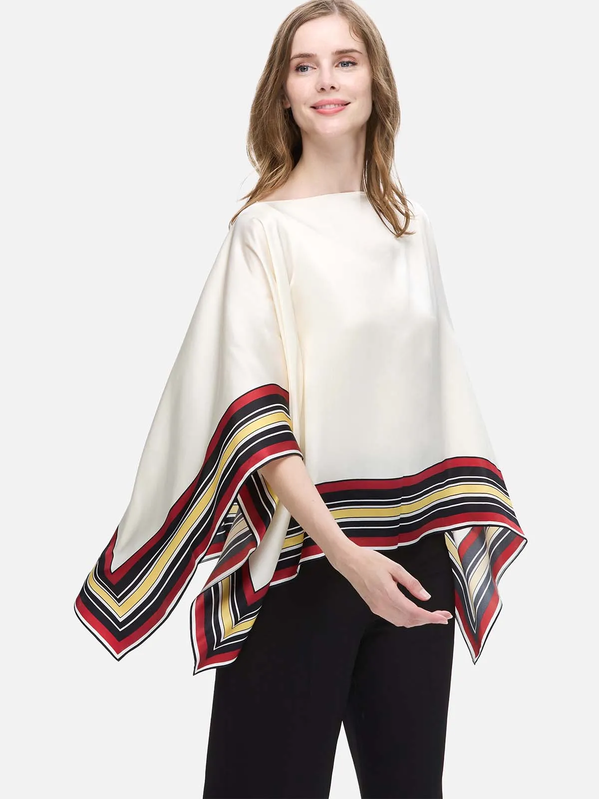 Ivory Silk Duo Wrap