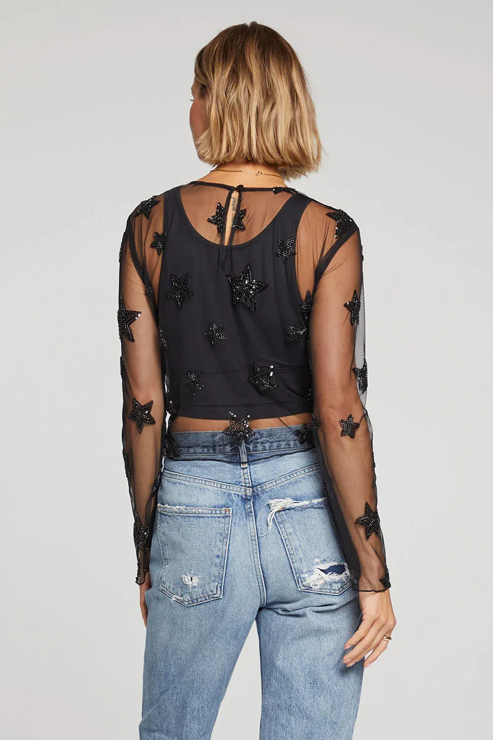 JANICE SHEER TOP