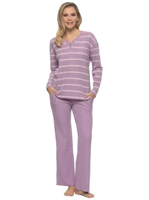 Jolie 2-Piece Henley & Lounge Pant Set