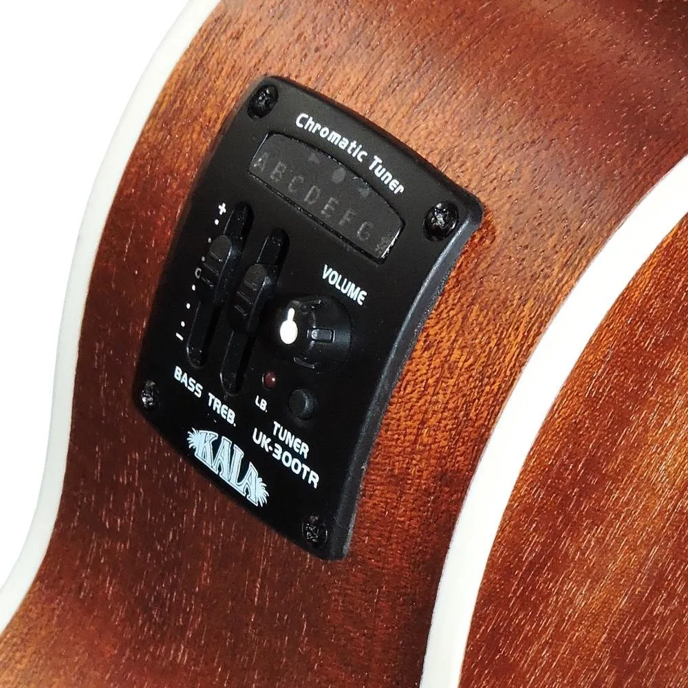 Kala Satin Mahogany Tenor Electric Ukulele