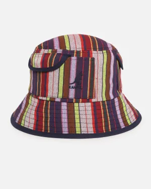 Kangol Multi Color Stripe Bucket Hat Multi