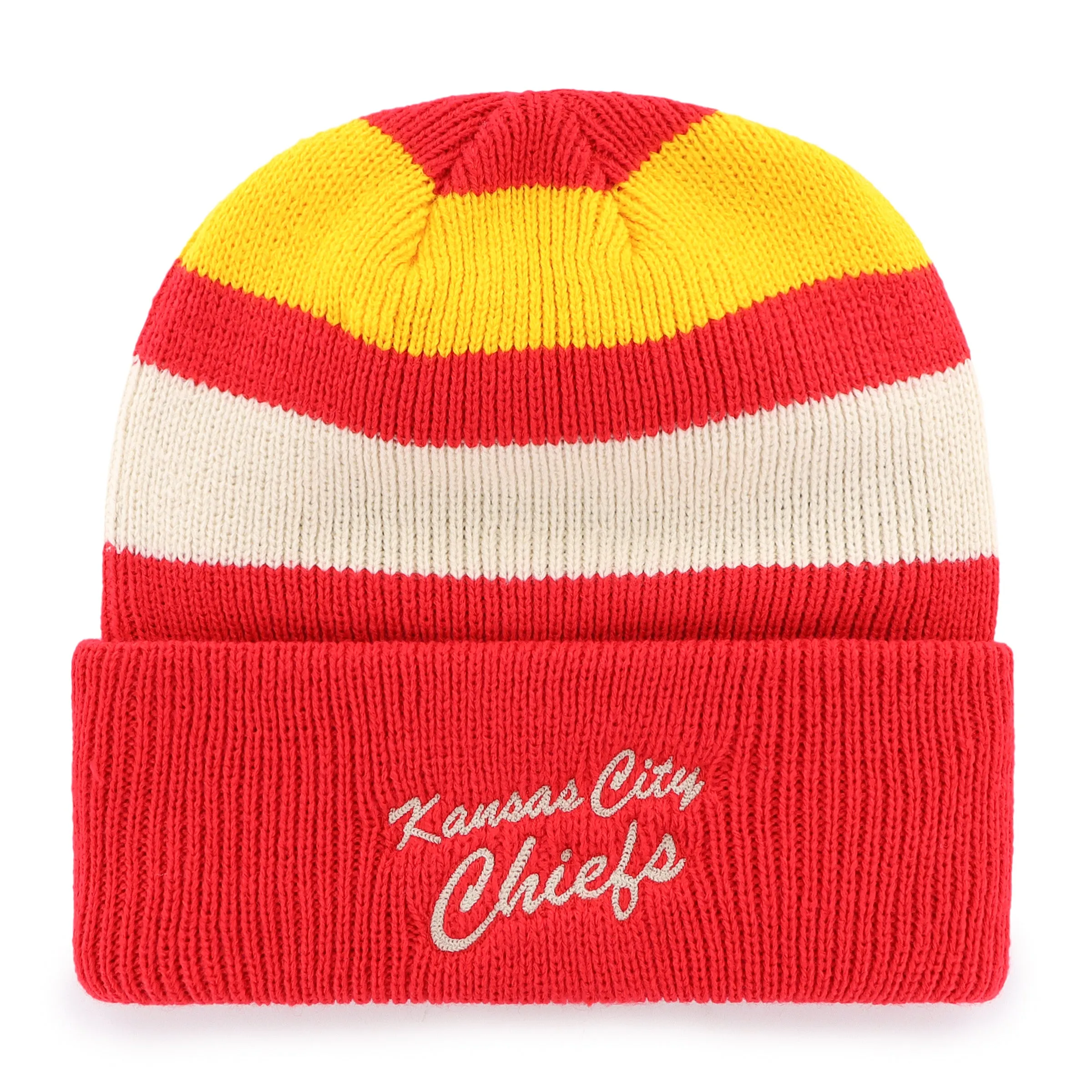 KANSAS CITY CHIEFS CLUBHOUSE JENNINGS '47 CUFF KNIT