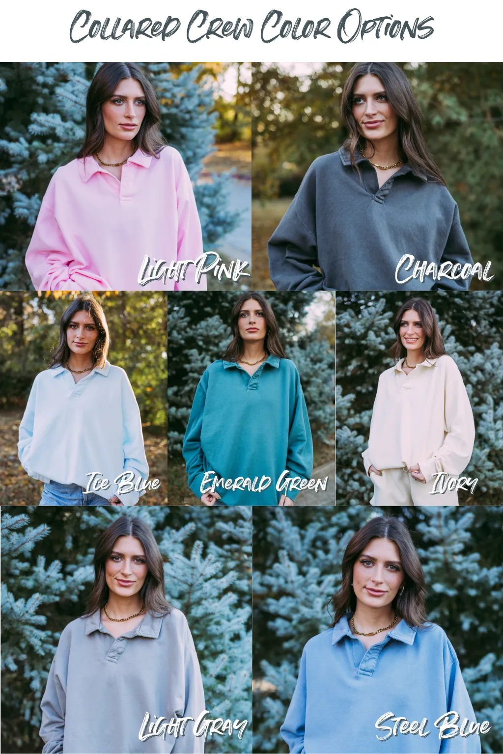 Kappa Delta Ivy League Oversized Collared Crew