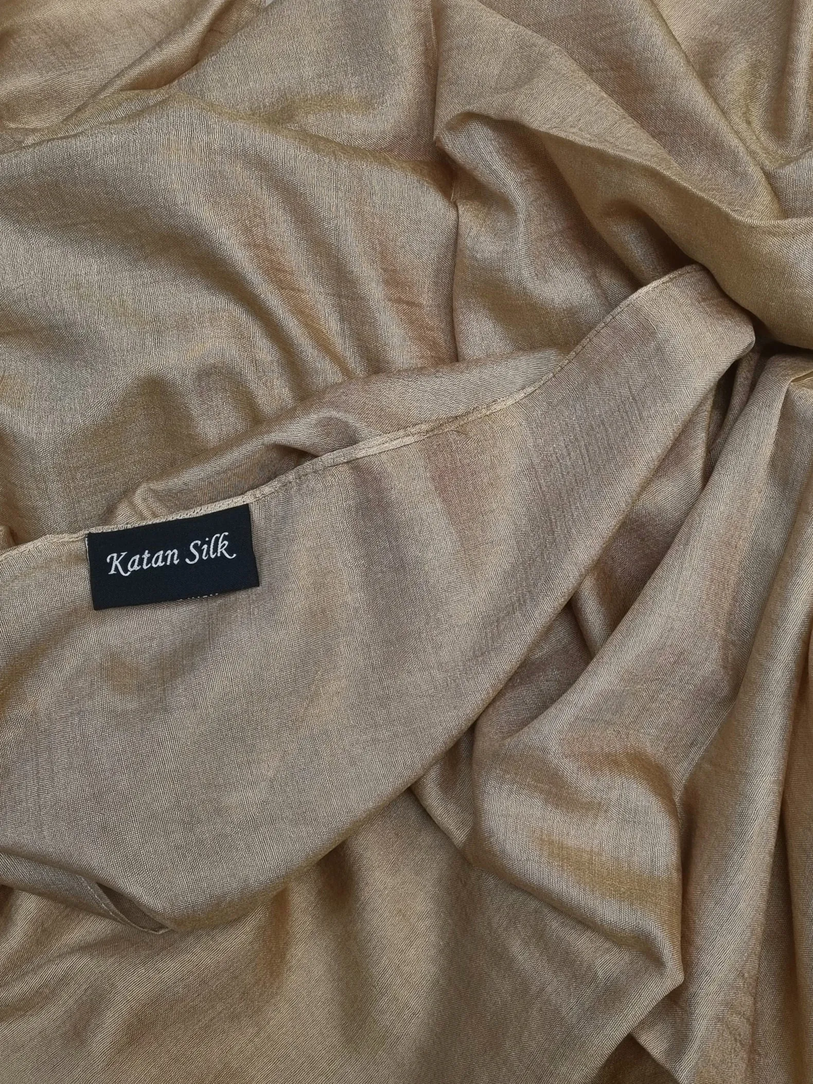Katan Silk Hijab - Beige