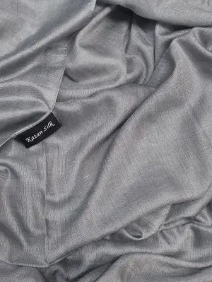 Katan Silk Hijab - Grey
