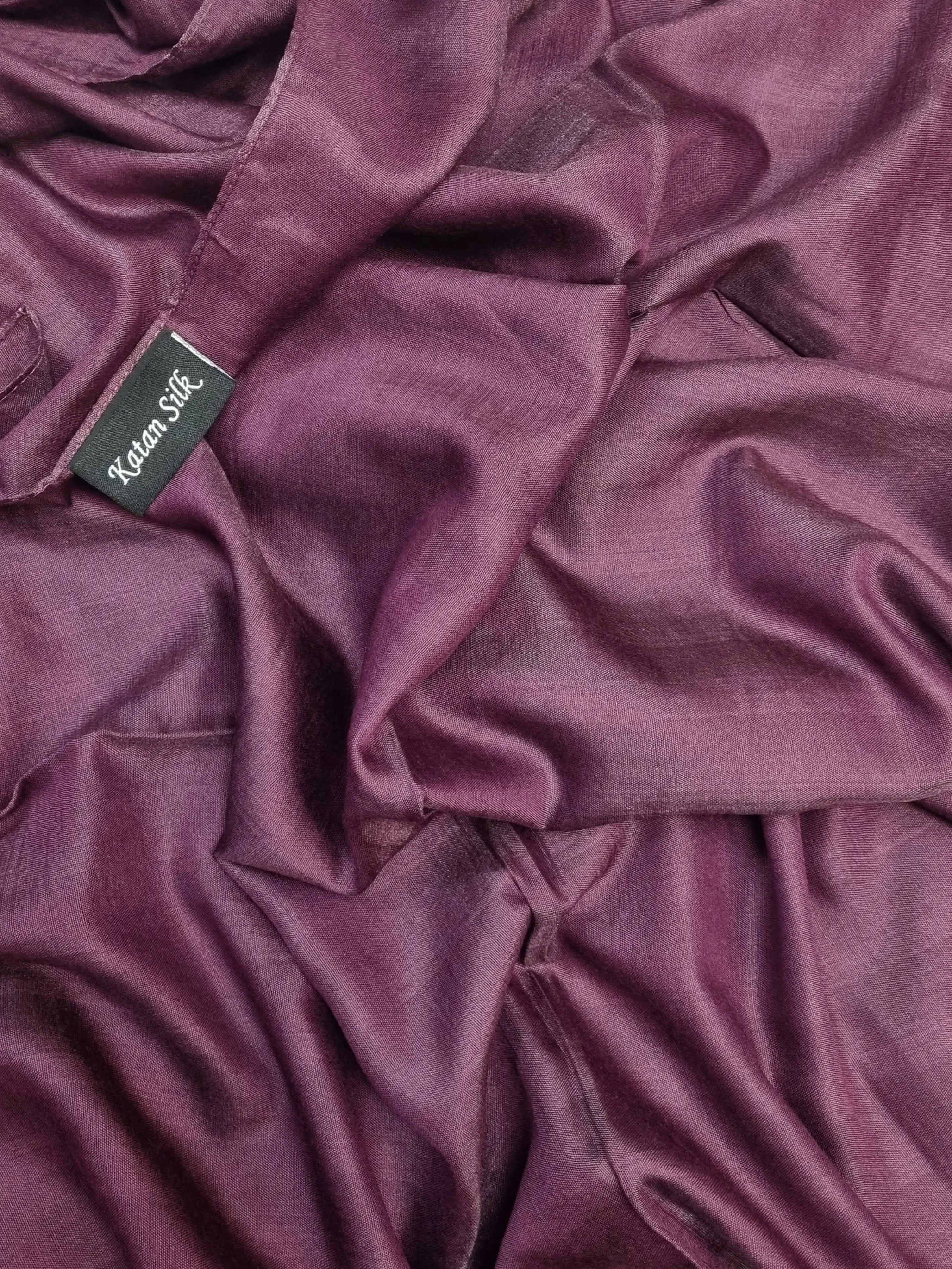 Katan Silk Hijab - Purple