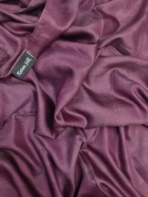 Katan Silk Hijab - Purple