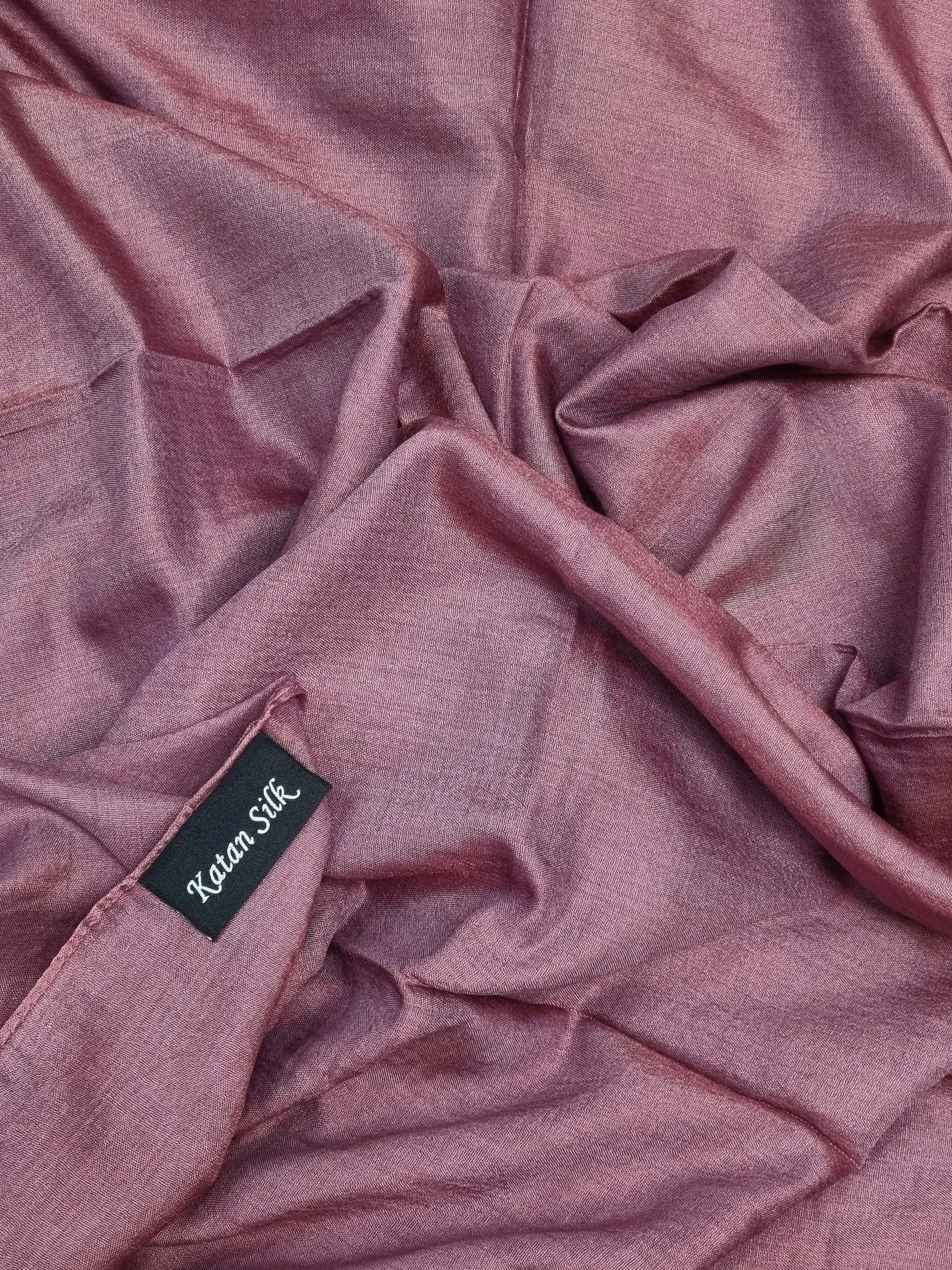 Katan Silk Hijab - Rose Pink