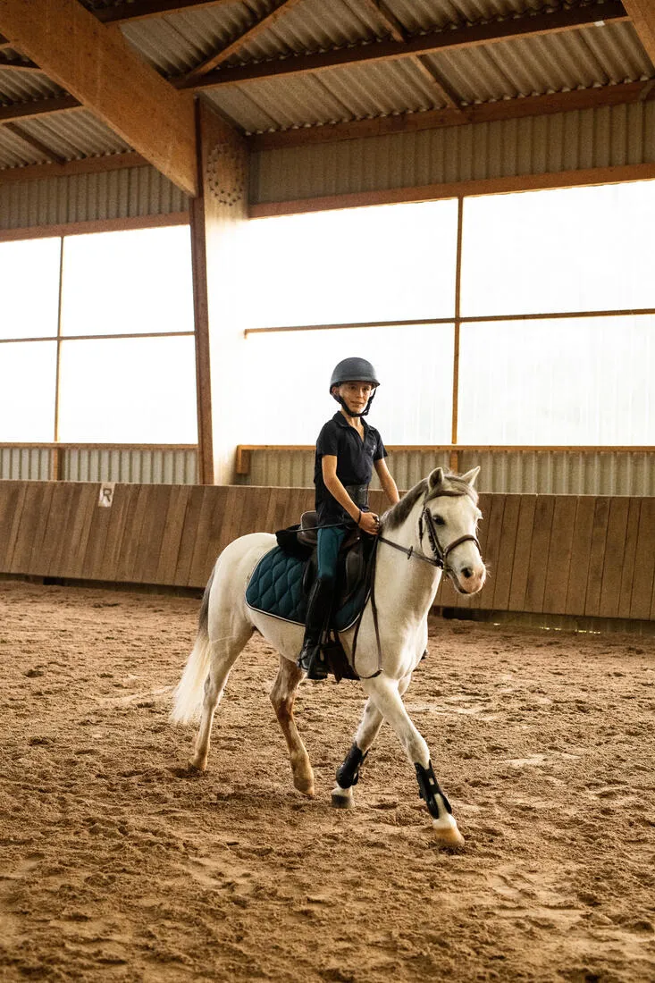 Kids' Light Horse Riding Leggings 100