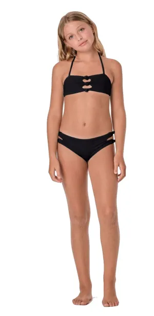Knot Me Black Bikini Set