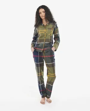 LADIES BARBOUR ELLERY PJ L/S SET - CLASSIC TARTAN