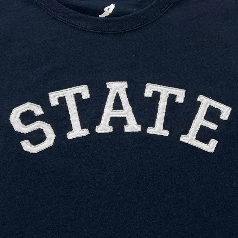 League Vintage Embroidered STATE T-Shirt