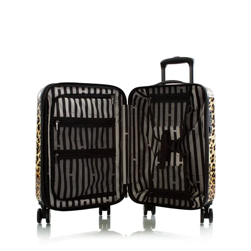 Leopard Fashion 21" Spinner Carry-On Luggage