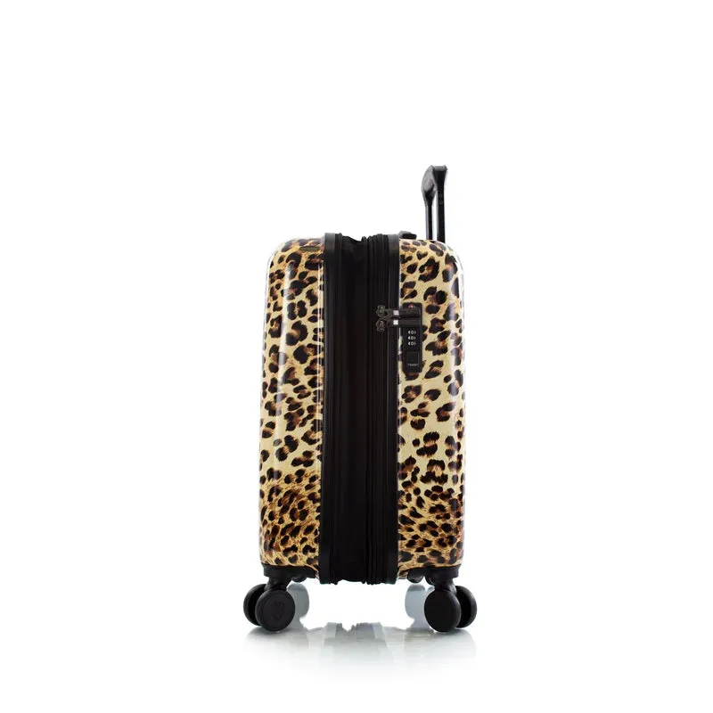Leopard Fashion 21" Spinner Carry-On Luggage
