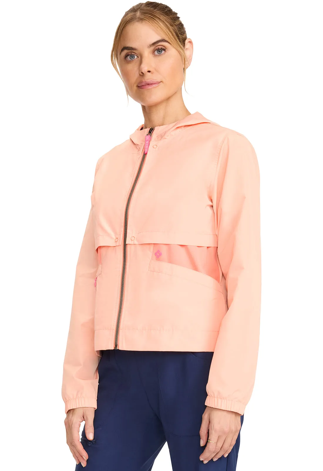 Lifestyle MC302 Convertible Windbreaker Jacket Coral Fusion