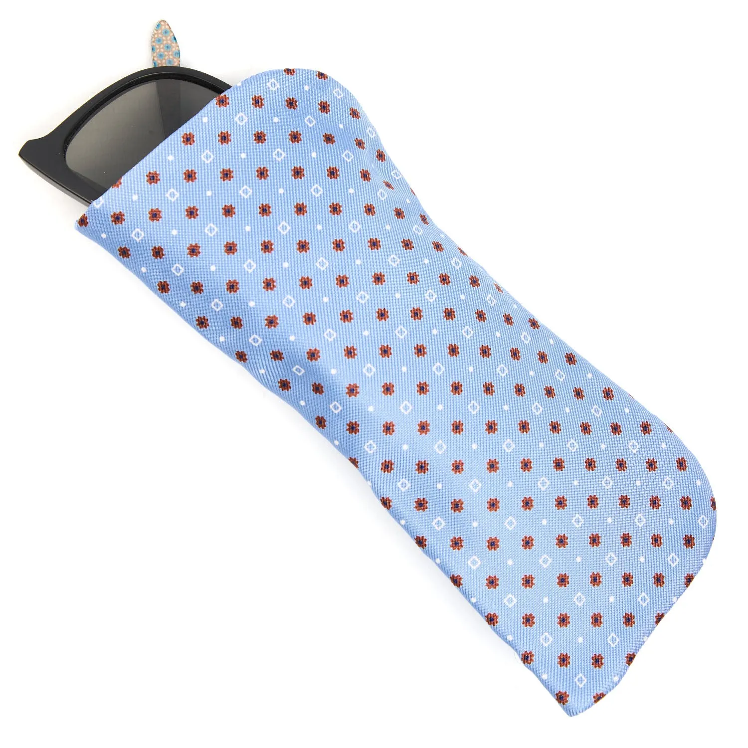LIGHT BLUE GLASSES CASE