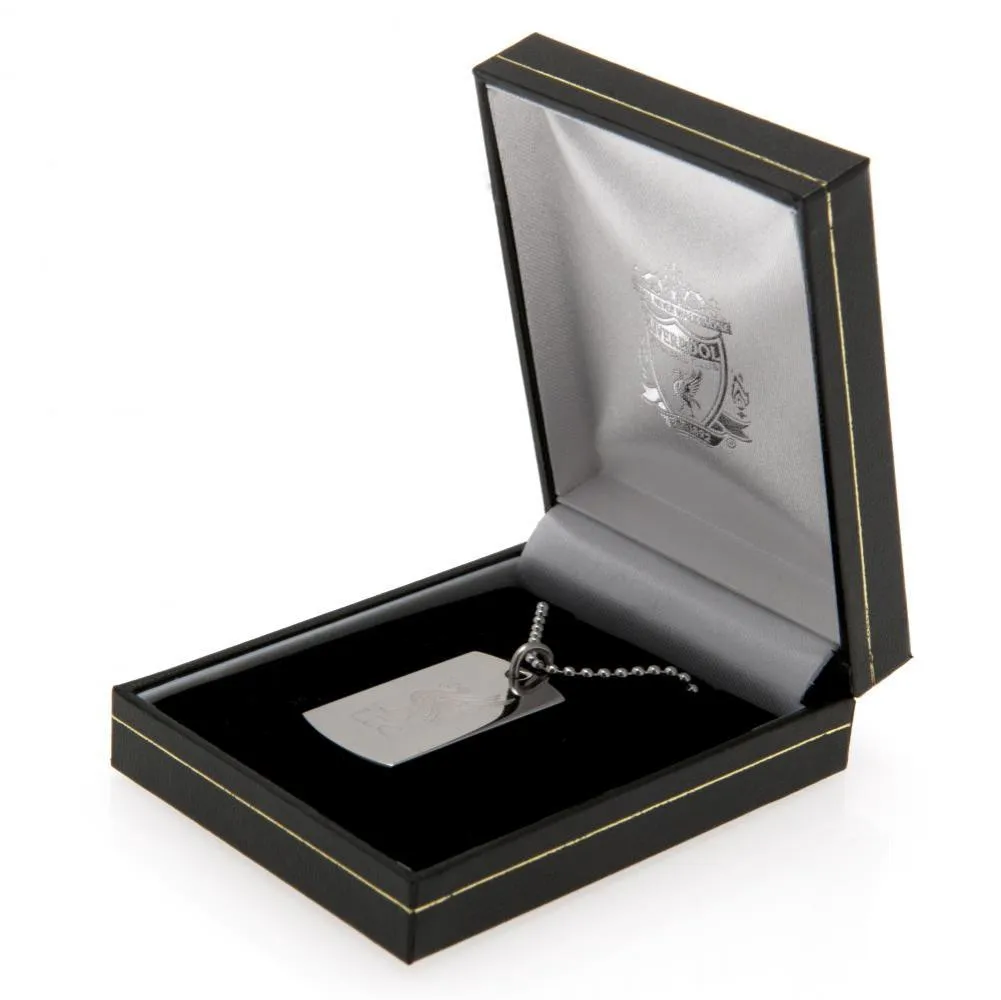 Liverpool FC Engraved Dog Tag & Chain LB