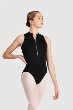 LM53114 - Mirella Miami Zip Front Womens Leotard
