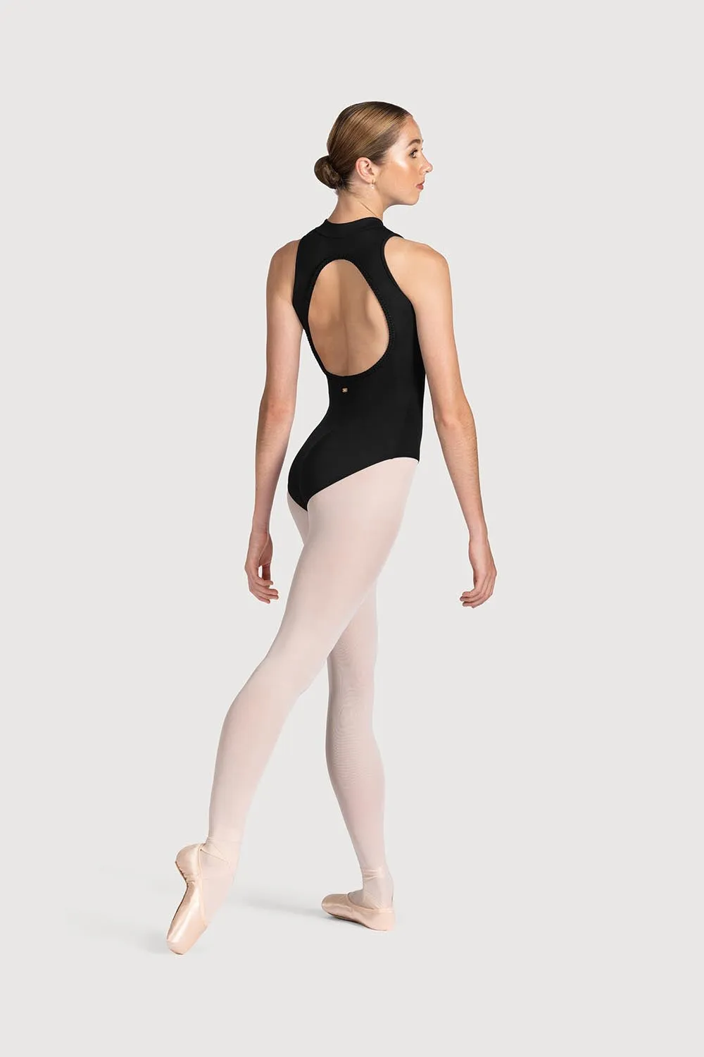LM53114 - Mirella Miami Zip Front Womens Leotard