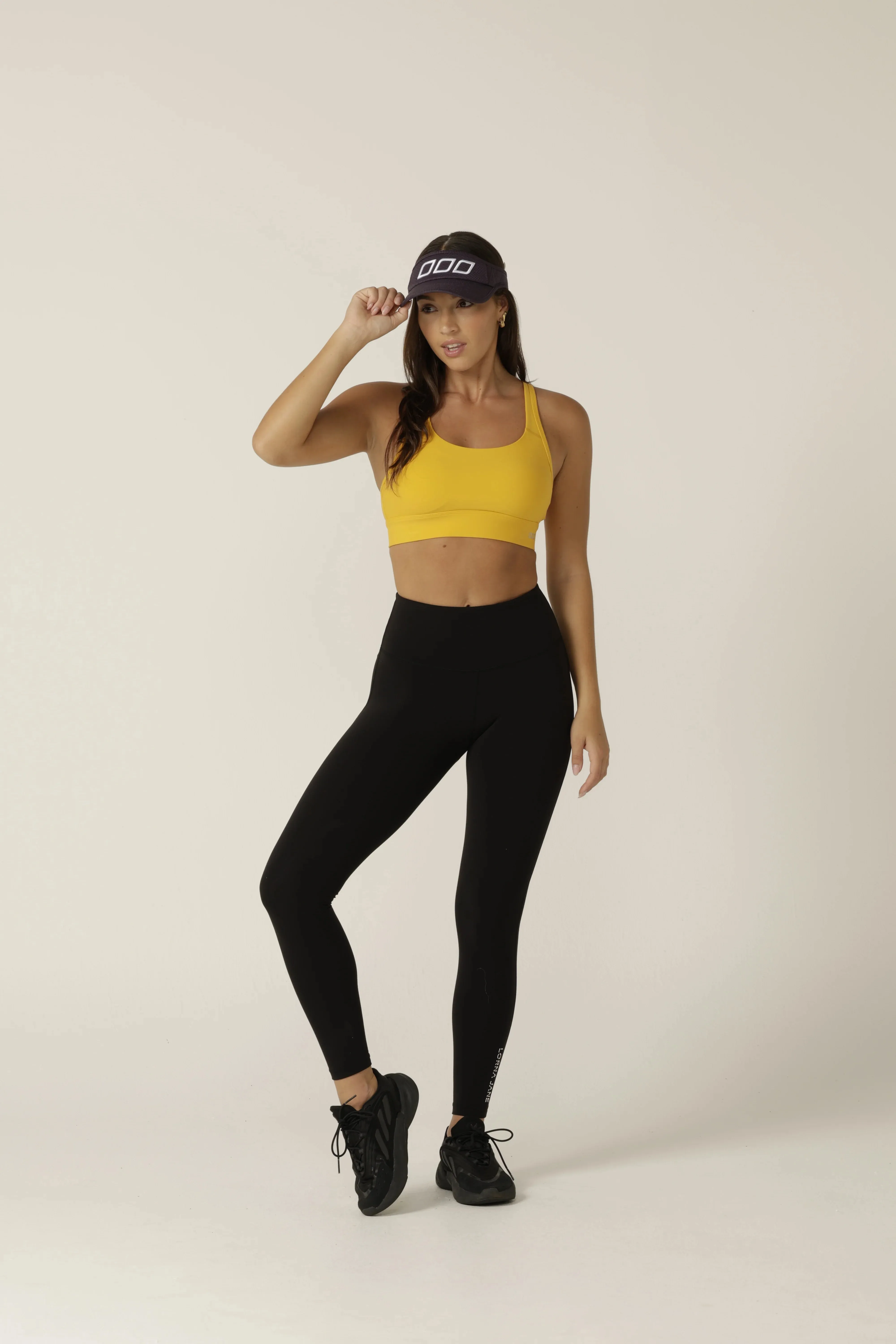 Lorna Jane Amy Maximum Support Sports Bra - Light Turmeric