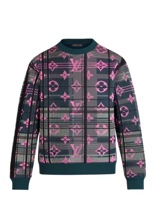Louis Vuitton Sweatshirt in Jacquard Monogram Cotton