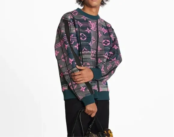 Louis Vuitton Sweatshirt in Jacquard Monogram Cotton