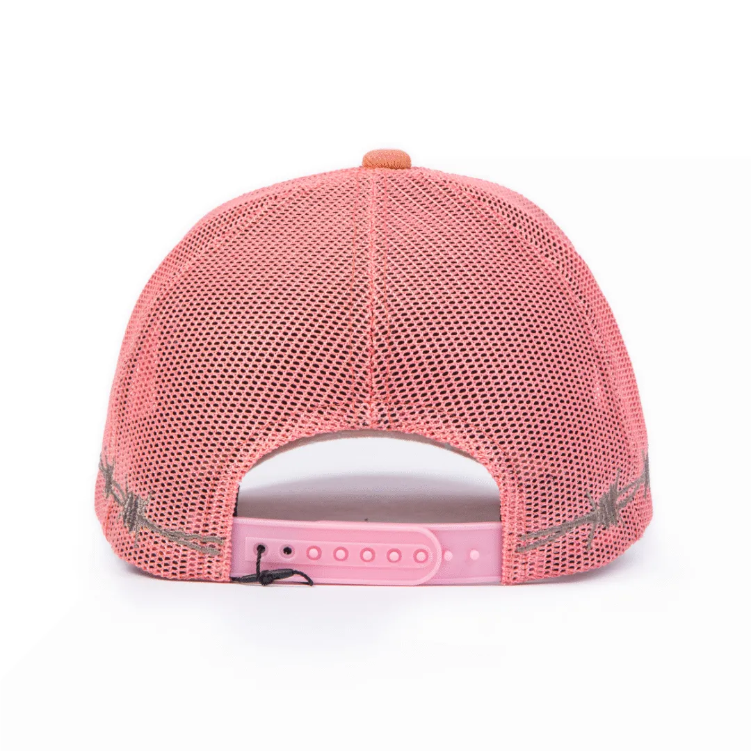 LOVE is RAGE x M.S.W - Iridescent Trucker Hat Peach - Unisex