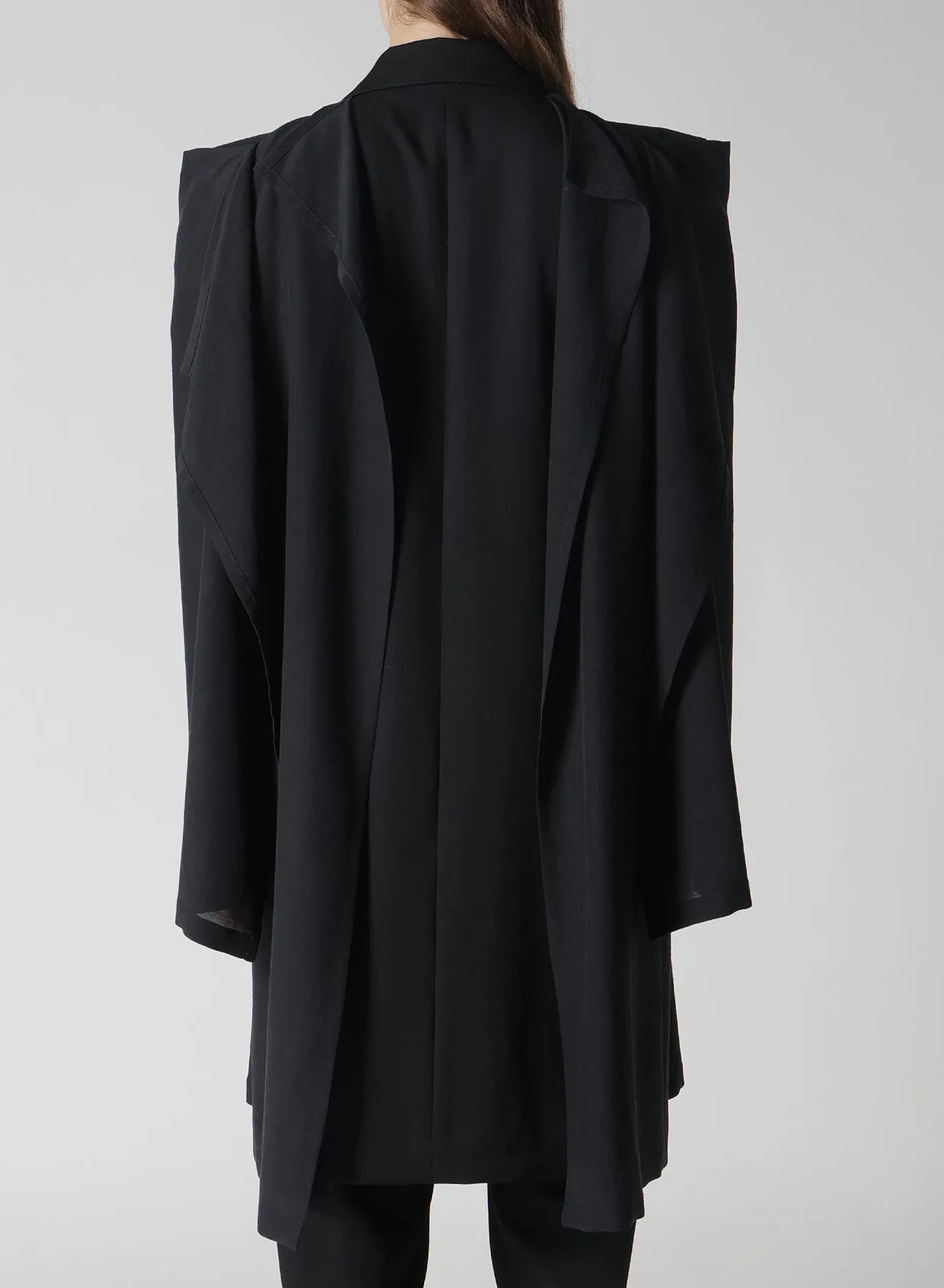 <100/1> <101/1> BOX SILHOUETTE JACKET