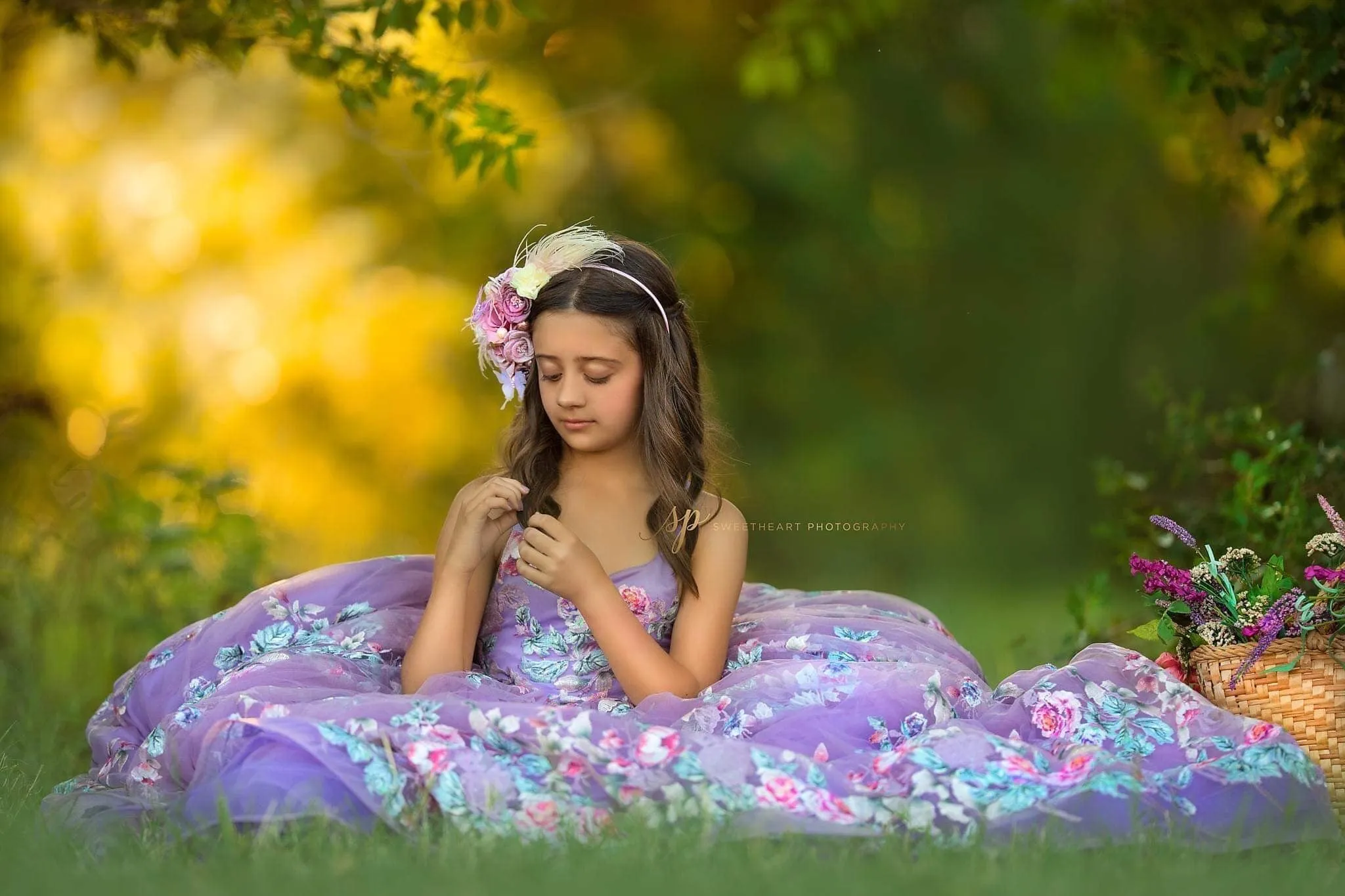 LuXee Couture Gown Rental~Bella Purple