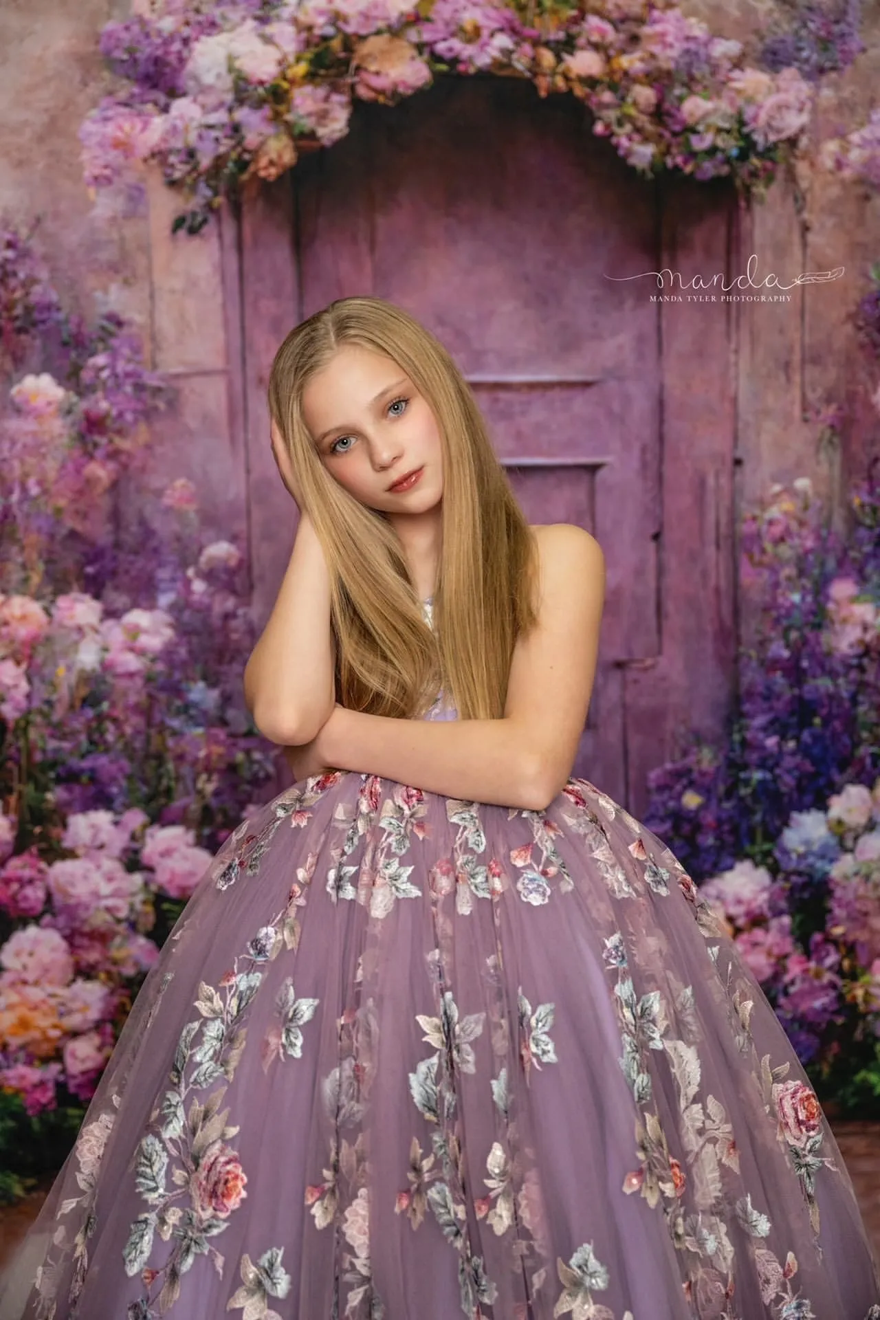LuXee Couture Gown Rental~Bella Purple