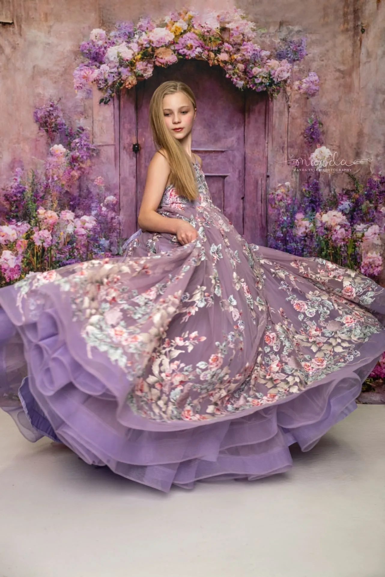 LuXee Couture Gown Rental~Bella Purple